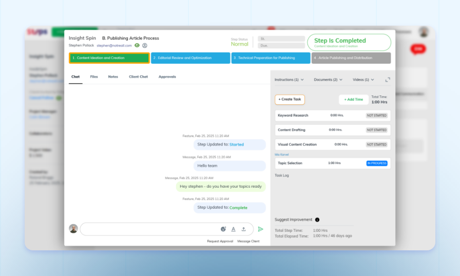 Process UI