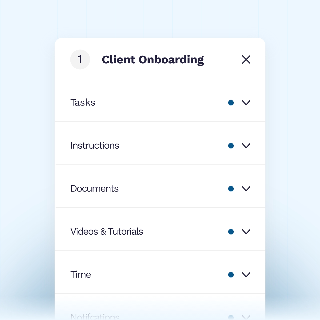 Steps UI