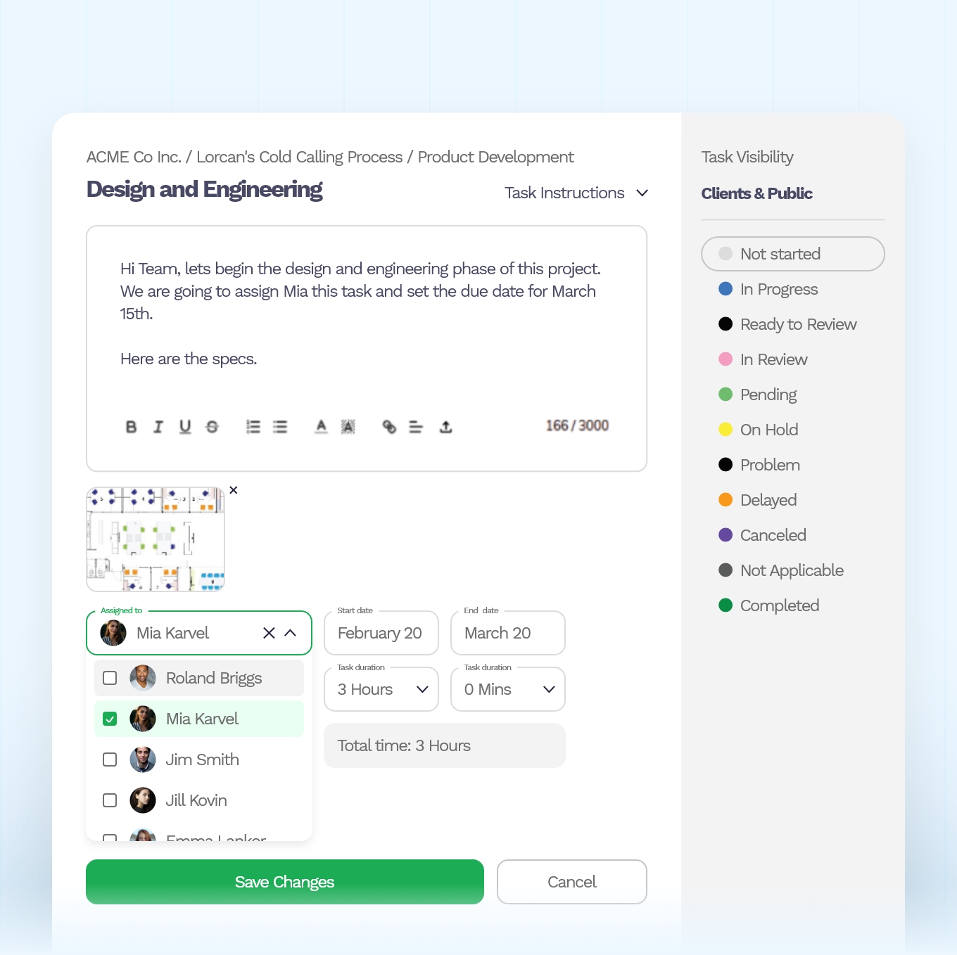 Steps UI