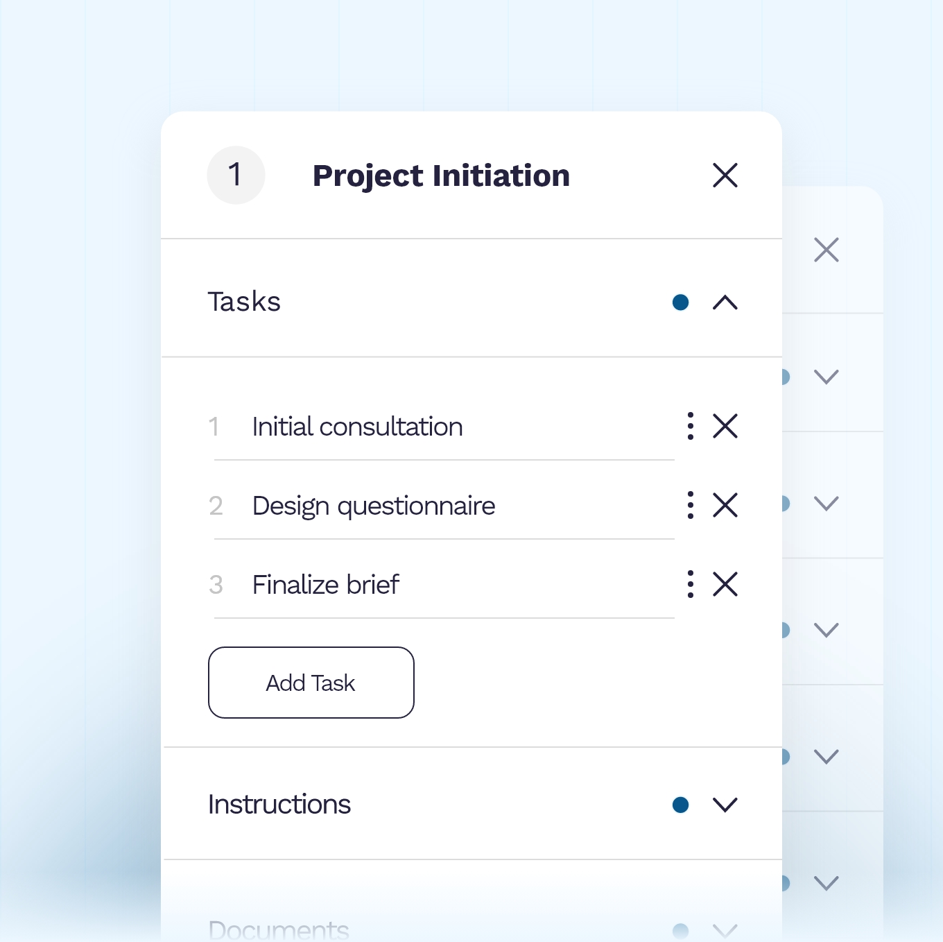 Steps UI